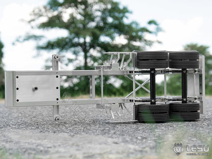 LESU1/14 Tamiya truck Maersk semi-trailer model 20 feet 40 feet trailer container chassis frame trailer