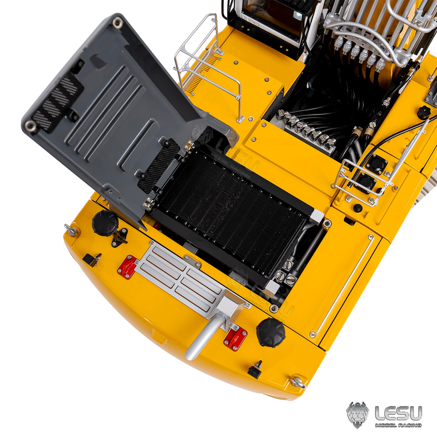 1/14 Hydraulic R956 Two-Section Arm Excavator Model BA-B0039 Motor Drive Version Dual Pump 6 Valve LESU