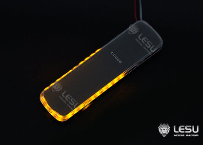 S-1311-B -RB for Tamiya 1/14 RC Truck LESU LED Red Blue Yellow Variable Mode Metal Engineering Vehicle Warning Light Parts
