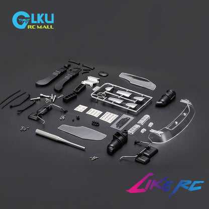 LIKERC 1/14 Mercedes-Benz Unimog U535 remote control car simulation alloy car model off-road climbing car model