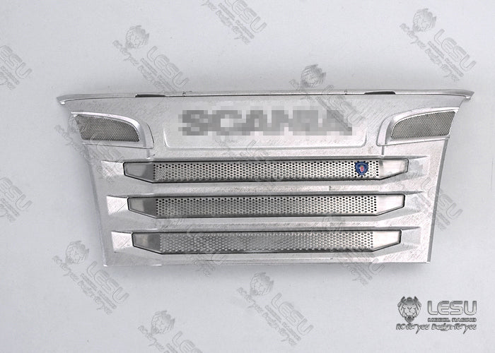 1/14 Truck Model R730 Front Grille Bumper Set Tamiya Tractor DIY Metal CNC Parts LESU