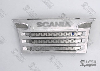 1/14 Truck Model R730 Front Grille Bumper Set Tamiya Tractor DIY Metal CNC Parts LESU