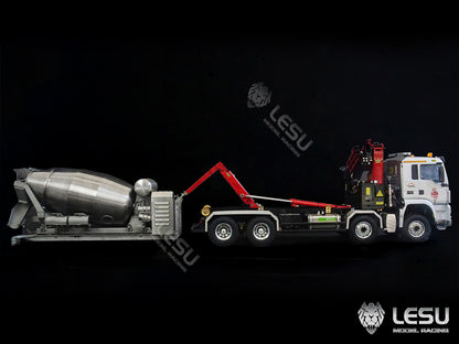 LESU 1/14 Tamiya truck model toy roll-on modification tool mixer trailer bucket