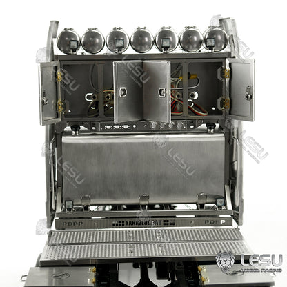 LESU 1/14 Truck Model Toy FH16 Heavy Towing Chassis 8X8 Full Drive Differential Lock Axle
