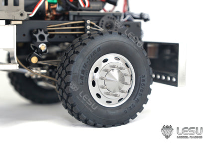 1/14 American simulation truck model toy modification upgrade CNC metal front wheel hub W-2059 Tamiya LESU