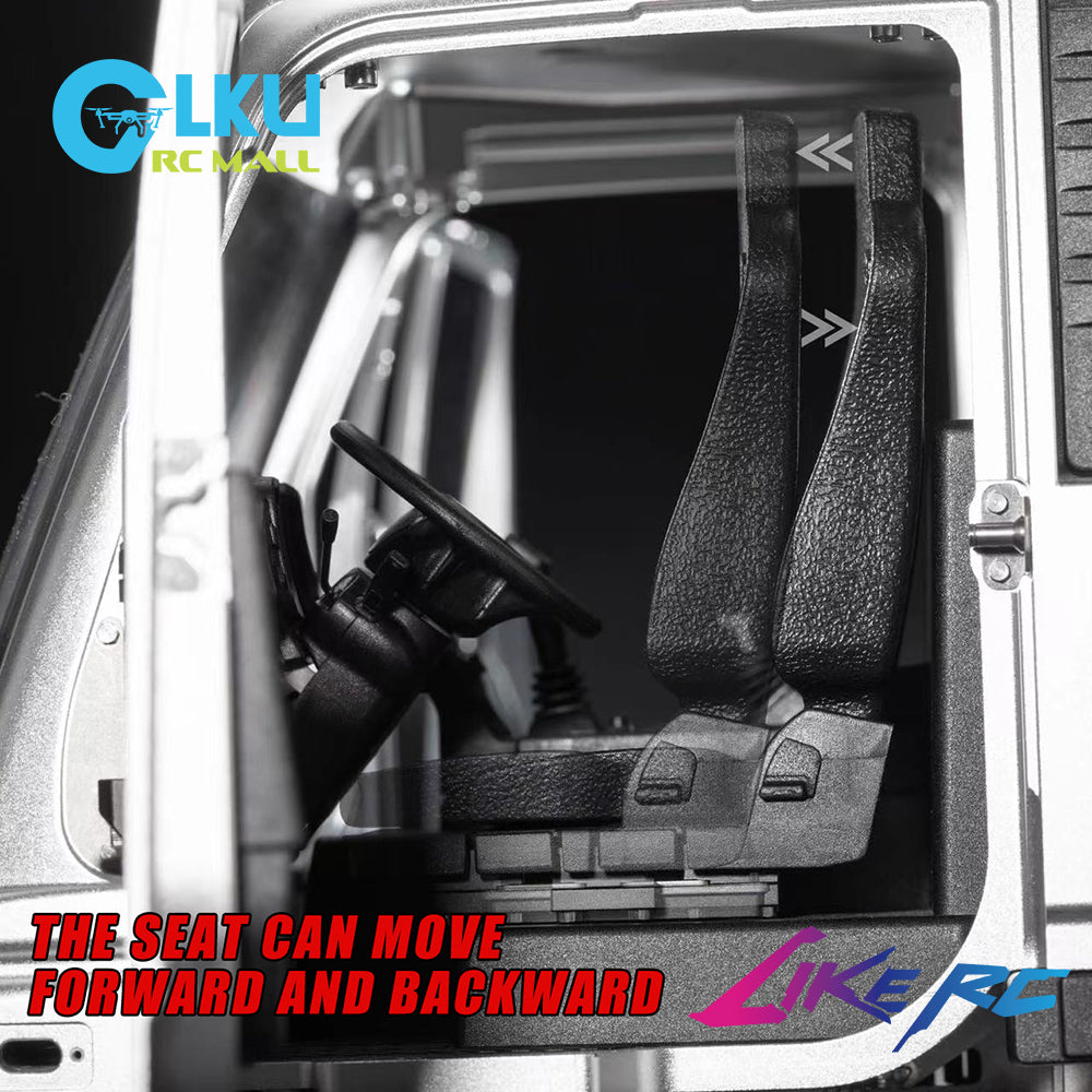 LIKERC 1/14 Mercedes-Benz Unimog U535 remote control car simulation alloy car model off-road climbing car model