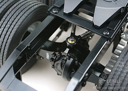 LESU 1/14 Tamiya Scania tractor truck metal three-axle 6X4 chassis remote control car model modification