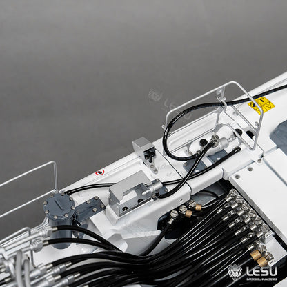 LESU 1/14 Fully Hydraulic Remote Control Model Simulation Excavator Aoue-LR960 Demolition Machine Excavator