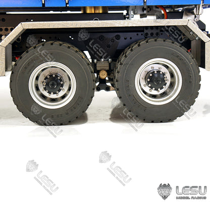 LESU 1/14 MAN TGS full drive 6X6 high torque hydraulic three-way bucket dump truck model truck