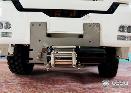 LESU 1/14 Tamiya MAN TGS 8X8 simulation model engineering vehicle hydraulic one-way bucket dump truck