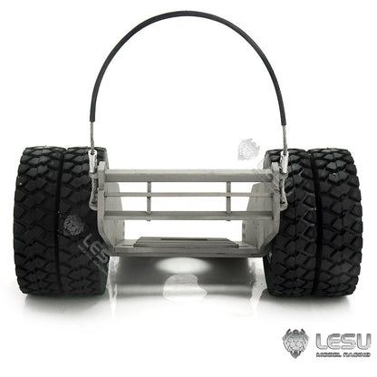 LESU 1/14 C374 excavator quick-release replacement tractor grinding disc fixed excavator crawler trailer modification accessories