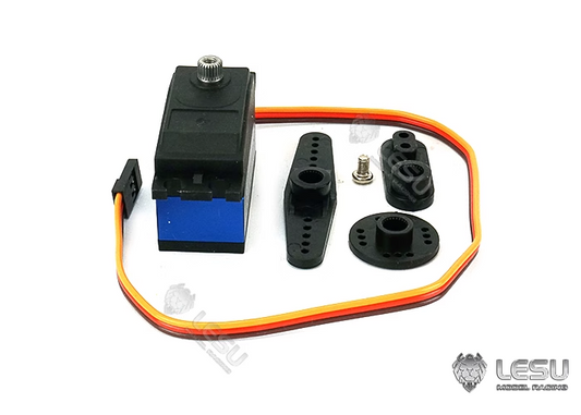 Model toy high torque 14KG server steering gear titanium metal gear steering lock differential LESU