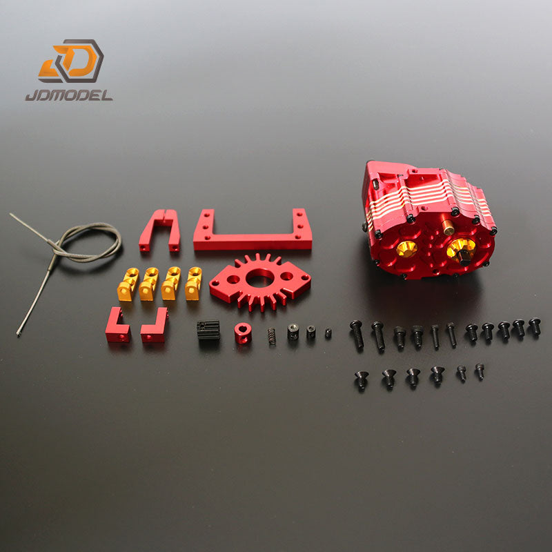 JDMODELJDM-72 1:64 reduction ratio 1:14 tractor two-speed planetary gearbox dump mud climbing gearbox