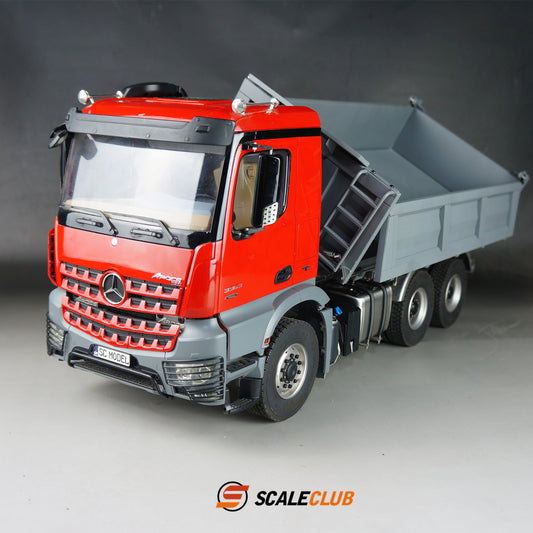 Scaleclub 1/14 Tamiya 3363 3348 BENZ AROCS 6X6 Three-Way Dump Truck