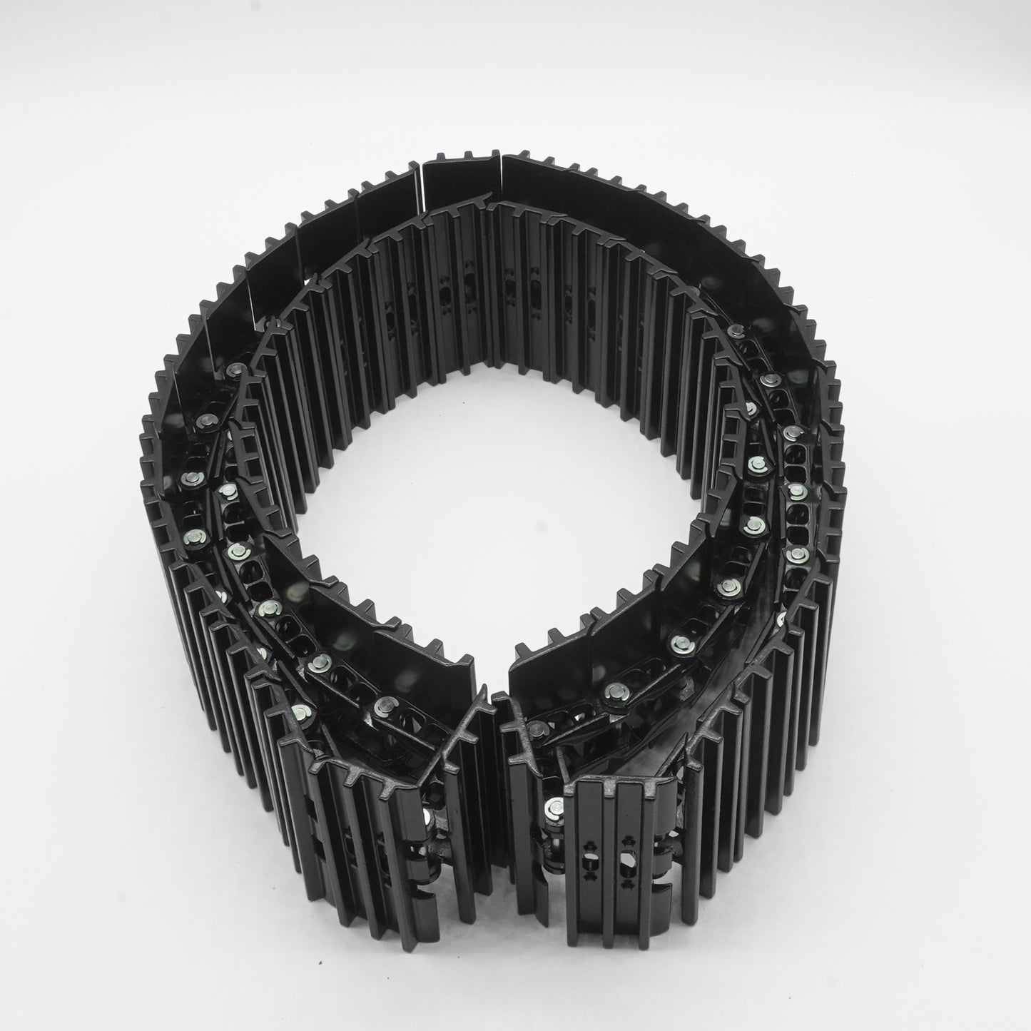 CUT-LD-02 CUT 1/12 Hydraulic Excavator Zinc Alloy Track with Three Rebars 55MM Width