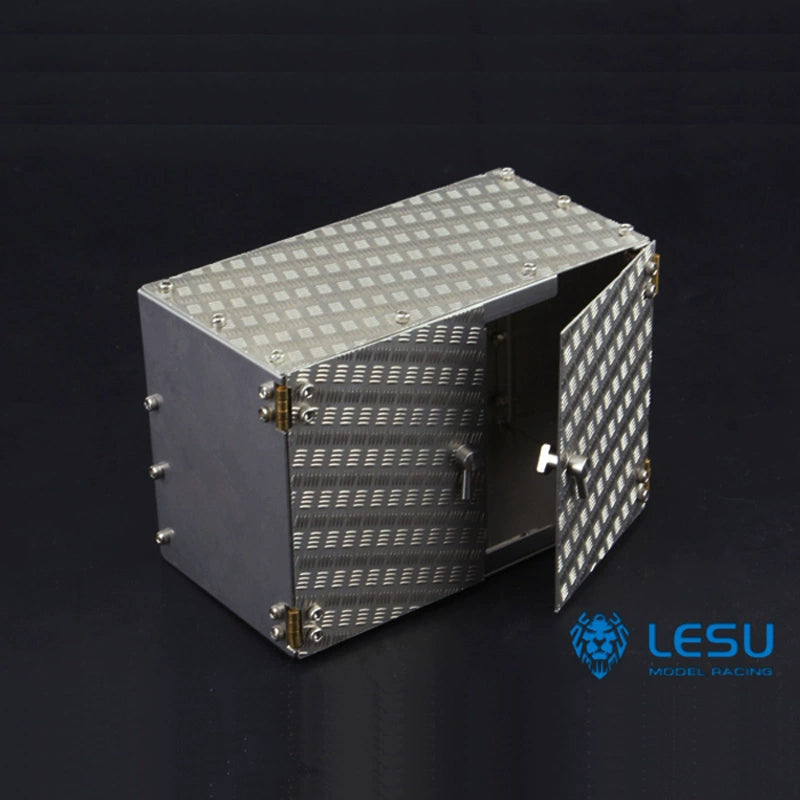 LESU 1/14 Metal Aluminum Alloy Simulation Tool Box Decoration Parts G-6056 Suitable for Tamiya Scaleclub RC Tractor Truck