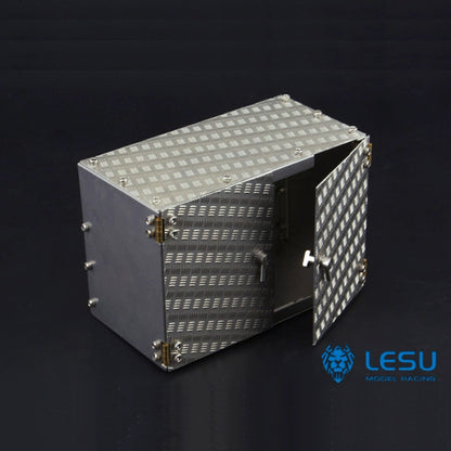 LESU 1/14 Metal Aluminum Alloy Simulation Tool Box Decoration Parts G-6056 Suitable for Tamiya Scaleclub RC Tractor Truck