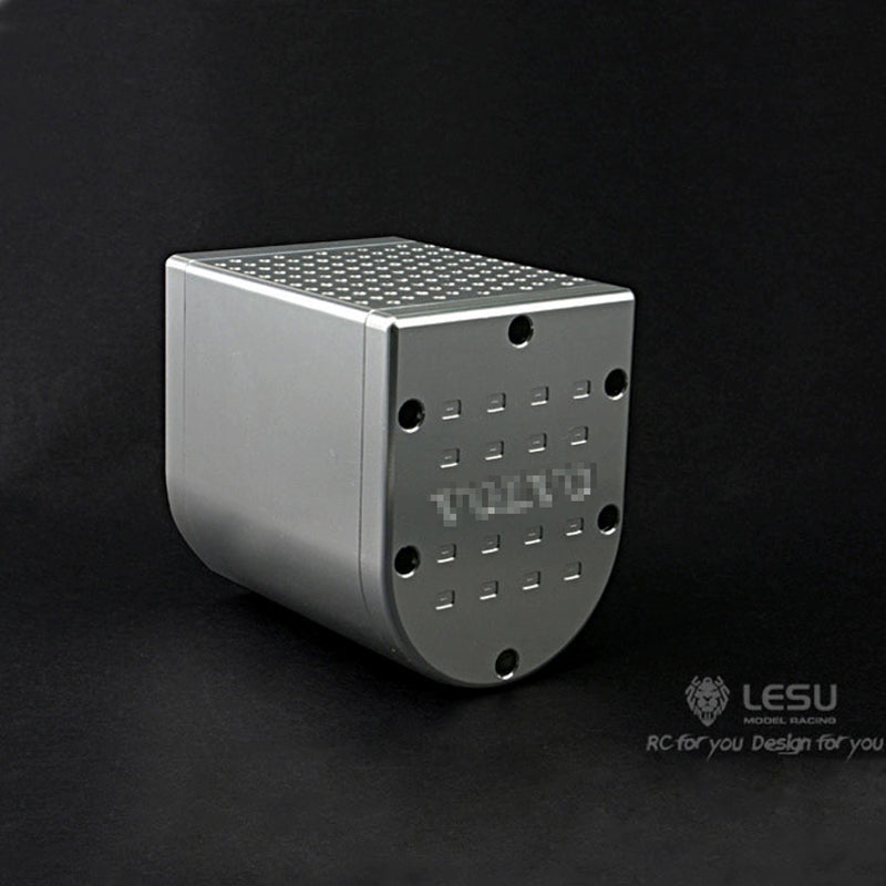 LESU 1/14 Metal Exhaust Tank Decoration Upgrade Modification Parts G-6052 for Tamiya Scaleclub RC Traction Truck Mud Truck Model