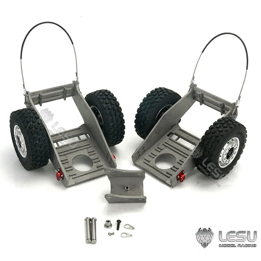 LESU 1/14 PC360 excavator quick-release replacement tractor grinding disc fixed excavator crawler trailer modification accessories