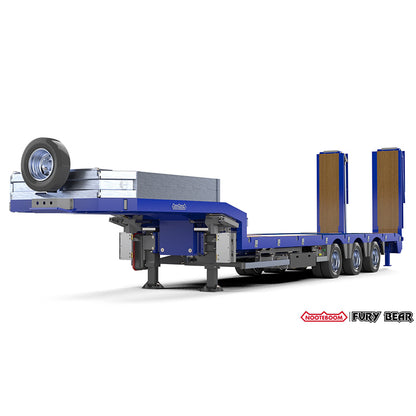Nooxion 1/14 Truck Model OSDS 48-03 Series Engineering 3-Axle Trailer