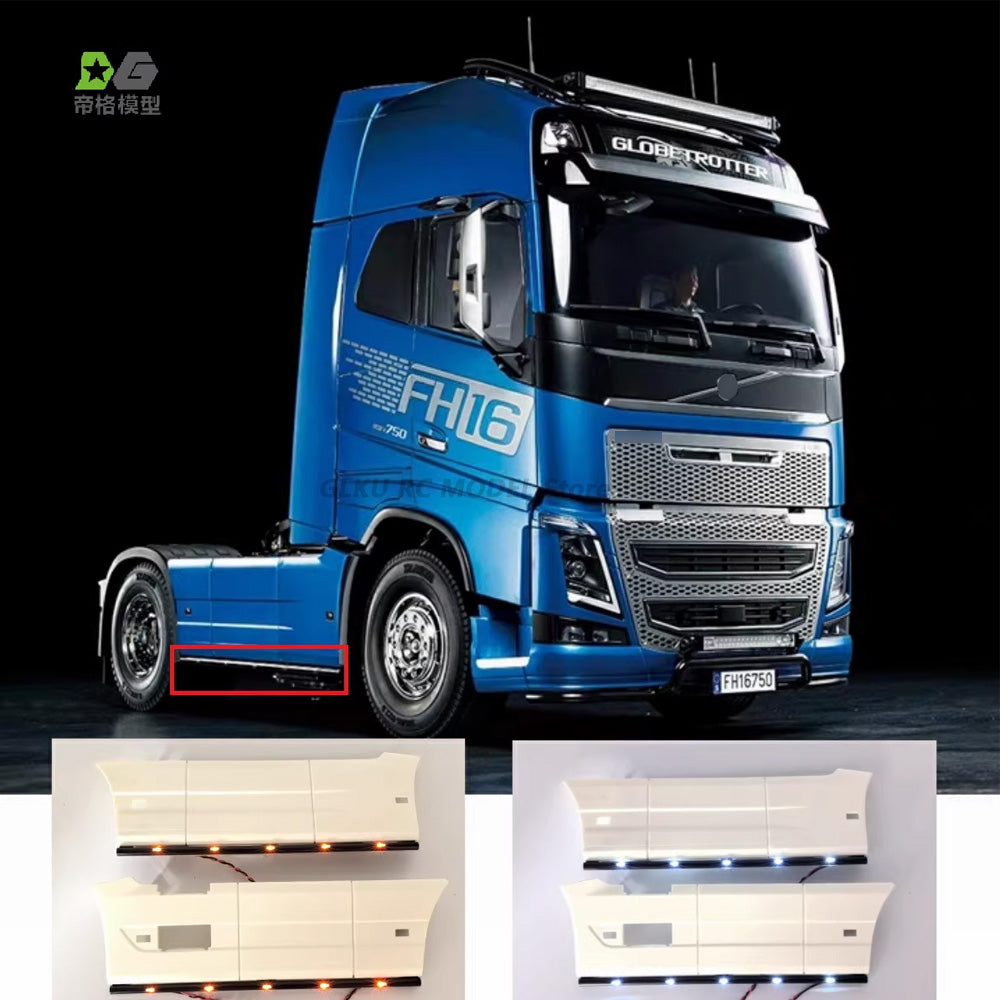 DG Model Tamiya 1/14 Volvo FH16XL 750 4x2 Tractor 56375 Diger Side Lights and Bottom Lights