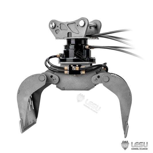 LESU 1/14 Engineering Machinery Model Excavator ET35 Modified Quick-Change Hydraulic Mechanical Claw Attachment