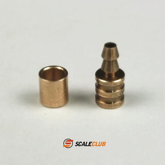 Scaleclub Model for Hydraulic oil nozzle 2.5mm copper tube welding to 3mm oil pipe RC engineering model toy parts