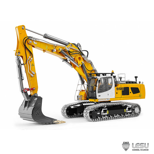 LESU 1/14 Hydraulic R956 Three-Section Arm Excavator Model BA-B0040 Motor-Driven Version Dual Pump 7-Valve