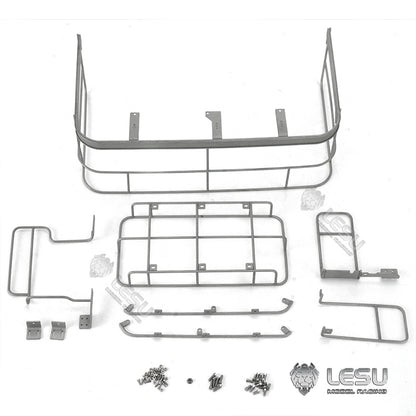 LESU 1/14 PC360 construction excavator cab body metal guardrail