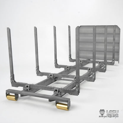 LESU 1/14 Tamiya Truck Roll-off Fully Unloading Hydraulic Full Metal Loading Tree Bucket LS-20160901-I