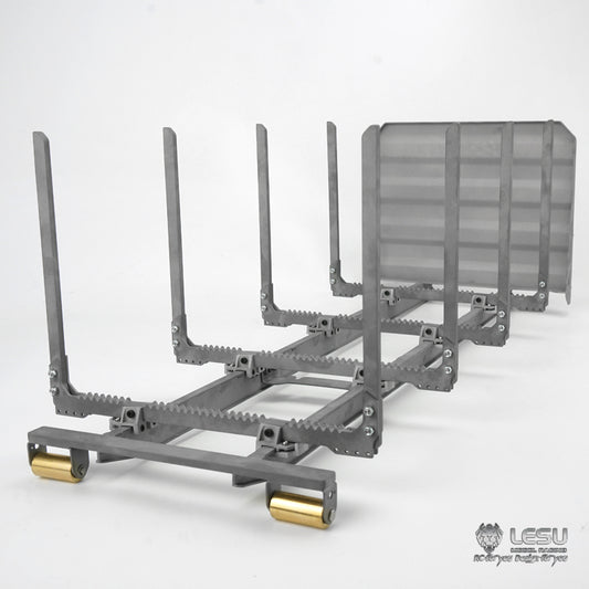 LESU 1/14 Tamiya Truck Roll-off Fully Unloading Hydraulic Full Metal Loading Tree Bucket LS-20160901-I