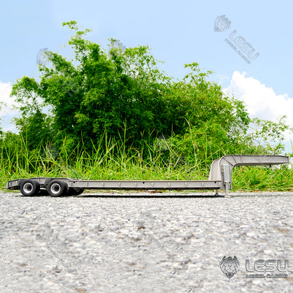 LESU 1/14 Tamiya Truck Engineering Trailer Metal Small Wheel Semi-trailer LS-A0005