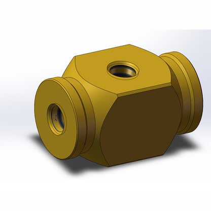 CUT-M3-3T/M5-3T Three-way oil nozzle hydraulic connector to 3mm pipe model universal accessories
