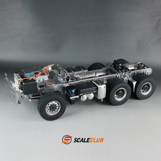 scaleclub 1/14 Tamiya MAN tractor truck upgrade 6x4 6x6 full metal chassis