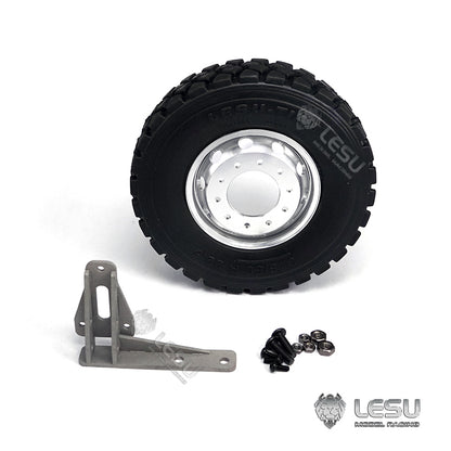 LESU 1/14 Tamiya dump truck simulation model engineering truck bucket installation spare tire rack DIY modified accessories