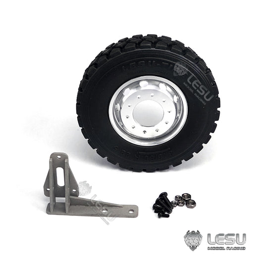LESU 1/14 Tamiya dump truck simulation model engineering truck bucket installation spare tire rack DIY modified accessories
