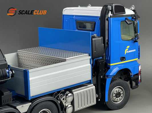 scaleclub 1/14 Tamiya truck trailer flatbed truck ballast bucket DIY modified battery box toolbox