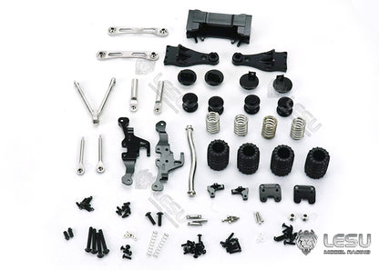 1/14 simulation truck model Tamiya modified accessories X-8023-A independent bridge shock absorber airbag suspension LESU