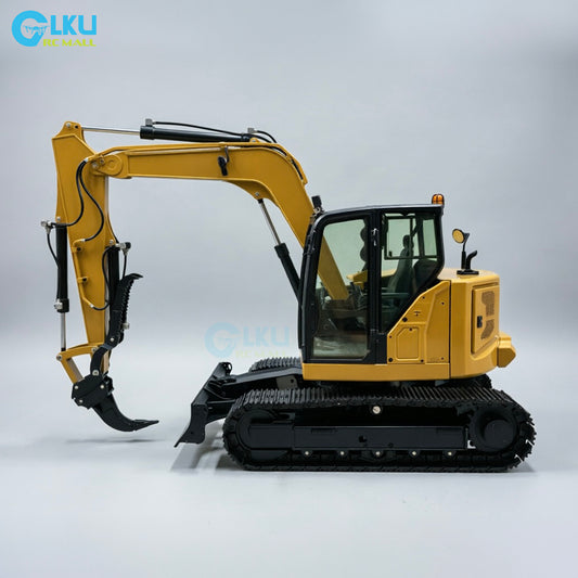 BMG 1/14 Metal Hydraulic Mini Remote Control Model CAT-308 RTR Thumb Clip Excavator