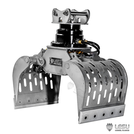 LESU 1/14 simulation hydraulic excavator PC360, wheel excavator, small short tail modified quick change hydraulic mechanical claw accessories
