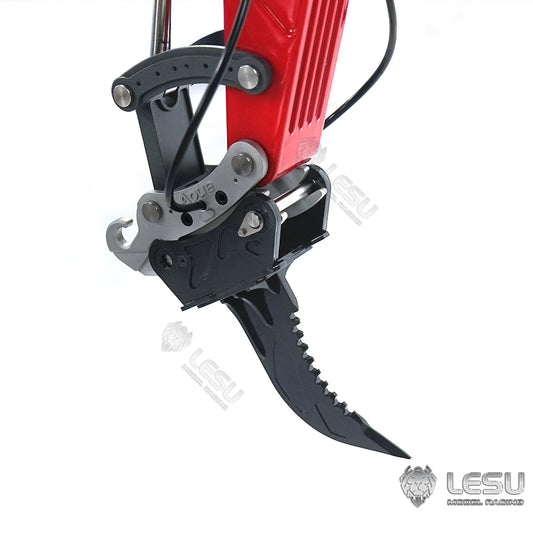 LESU 1/14 Engineering Machinery Model Excavator ET35 Modified Quick Release Straight Blade Ripper Attachment