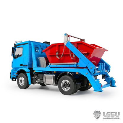 1/14 4×4 Hydraulic 4‑Spool Rocker‑Arm Tipper Truck, Integrated Welded Copper Tubing, LESU LS‑Z0067