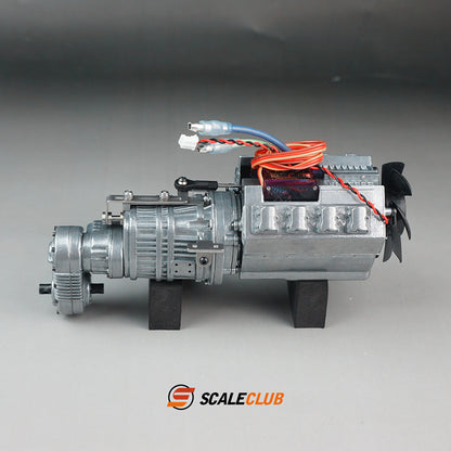 scaleclub Tamiya 1/14 trailer truck dump truck three-speed metal gearbox