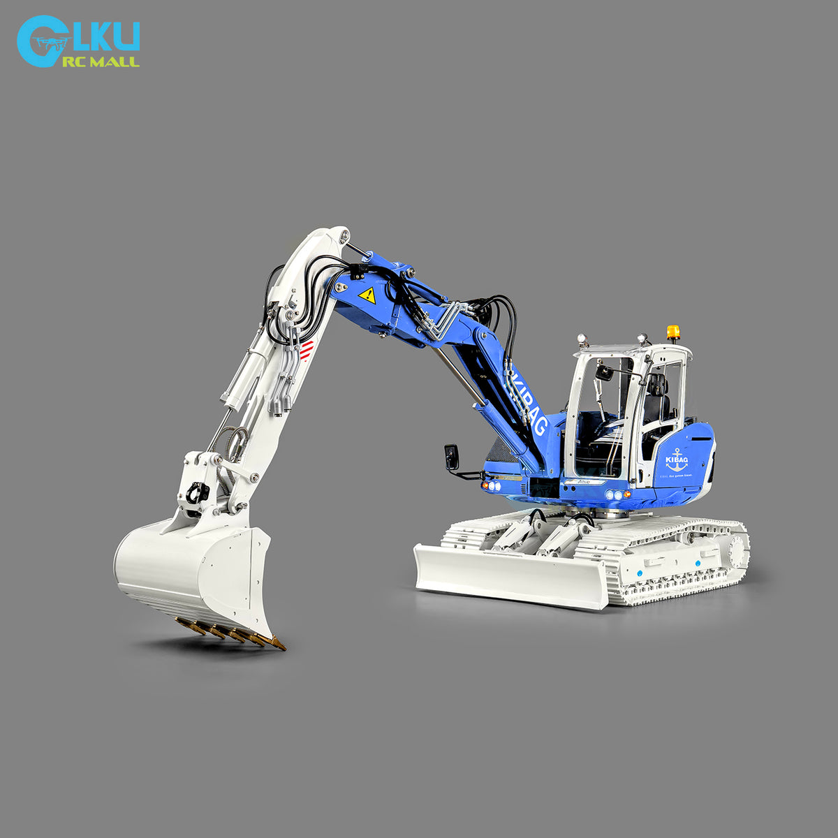 LESU Model 1/14 Dual-Pump 9-Valve MC15 Tracked 4-Arm Excavator BA-B0042