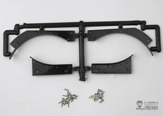 LESU 1/14 Tamiya tractor toy TGX modified wheel eyebrow ABS material mold production S-1241
