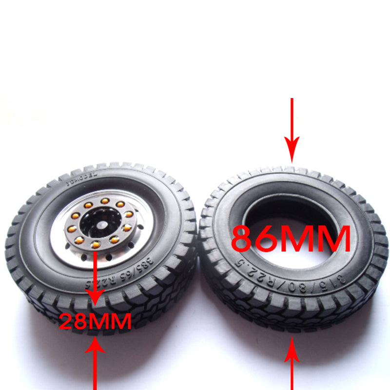 JDMODEL JDM-73 9G wide tire 1:14 trailer tire trailer tire gravel tire