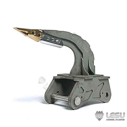 LESU 1/14 Engineering Machinery Model Excavator ET35 Modified Quick Release Curved Blade Ripper Attachment