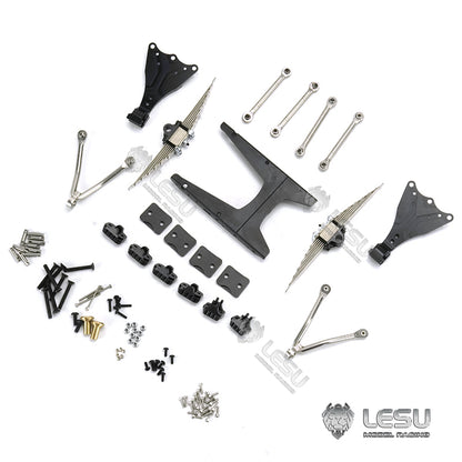 1/14 truck rear suspension assembly 9MM heightened X-8017 Tamiya tractor mud head full metal accessories LESU