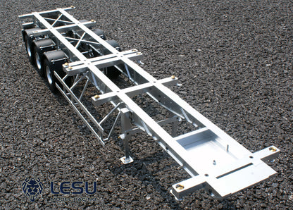 LESU1/14 Tamiya truck Maersk semi-trailer model 20 feet 40 feet trailer container chassis frame trailer