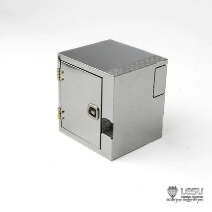 G-6167 For Tamiya 1/14 RC Truck Simulation Metal Tool Box Stainless Steel Decoration Upgrade Modification Accessories LESU
